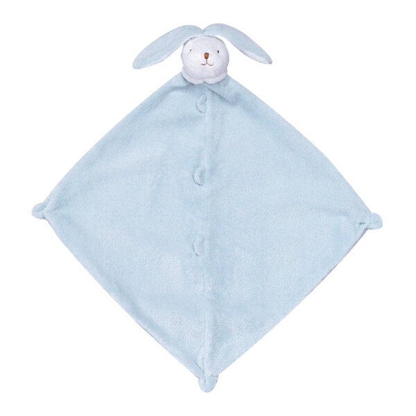 美國Angel Dear 動物嬰兒安撫巾 藍色小兔(白臉)