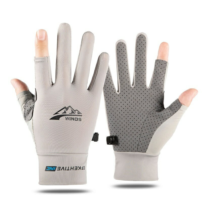 魚處理/清潔手套 紋理抓地 手掌柔軟內襯 魚角手套 - 單一尺寸適合大多數 L 到 XL 號