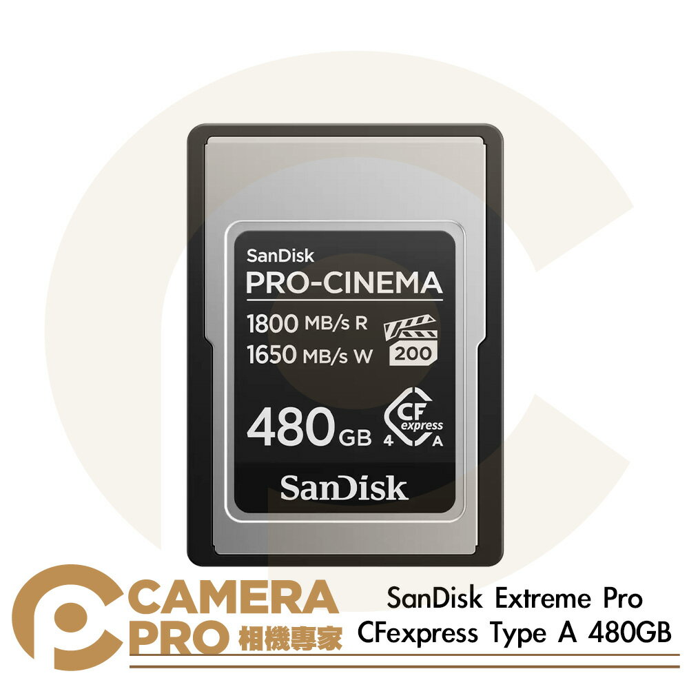 SanDisk Extreme Pro CFexpress Type A 480GB 480G 讀1800MB 公司貨