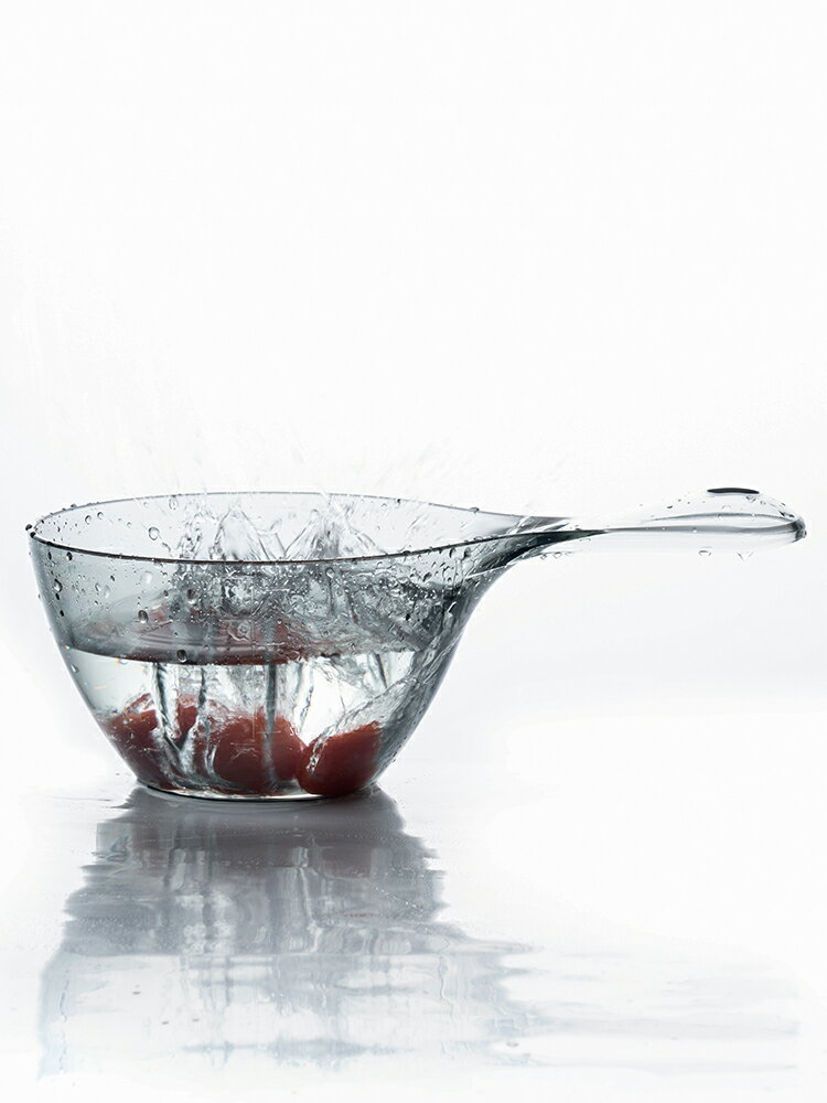 家用廚房水瓢塑料透明水勺舀水勺食品級水舀大號勺子水漂