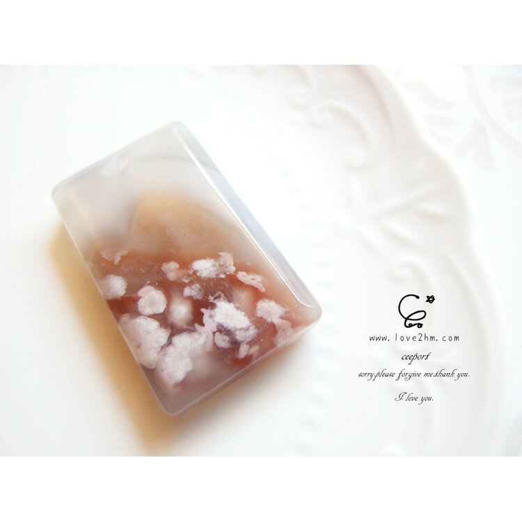 櫻花瑪瑙 3370/瑪瑙 /水晶飾品/ [晶晶工坊-love2hm]