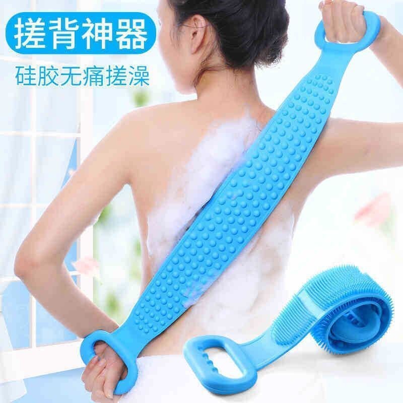 搓澡神器矽膠搓澡巾男女強力搓背搓泥灰長條後背去死皮洗澡沐浴刷