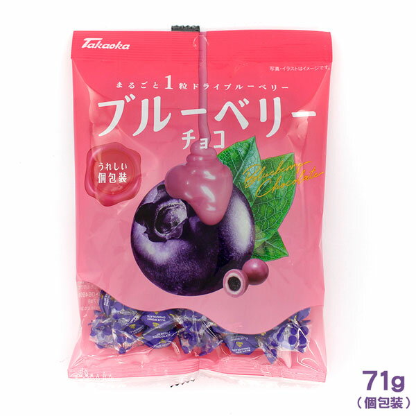 【江戶物語】TAKAOKA 高岡藍莓夾心可可球 71g 日本進口 夾心可可球 年貨糖果 情人送禮
