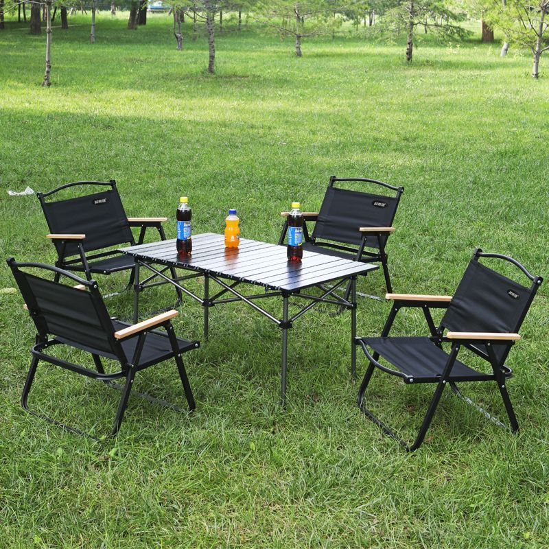 免運 可開發票 戶外桌椅套裝露營桌椅克米特椅子蛋卷桌擺攤露營野餐便攜式。