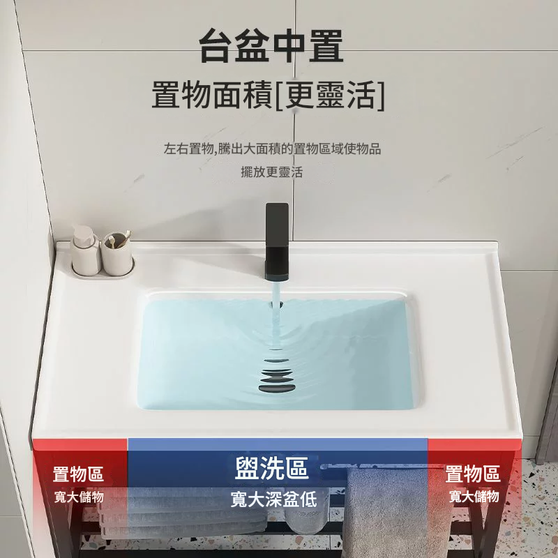 免運/可開票 洗脸盆 洗手盆 台上盆  小戶型壁掛式洗手盆洗臉盆組合墻式洗手臺衛生間陽臺洗漱洗手池S
