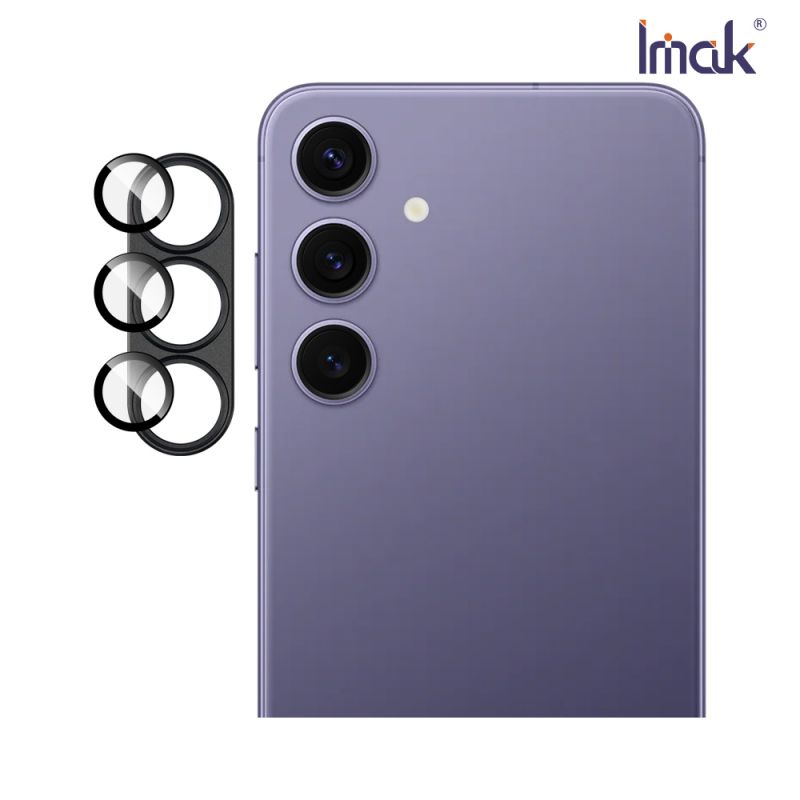 Imak 艾美克 SAMSUNG 三星 Galaxy S25 / S25+ S25 Plus 金屬鎧甲鏡頭膜 無痕膠黏貼 鏡頭貼 鏡頭保護貼 鏡頭膜