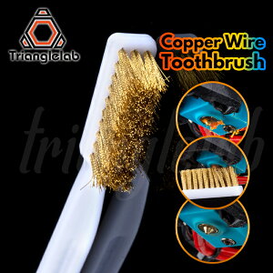 trianglelab Copper Wire Toothbrush Copper Brush Silicone so