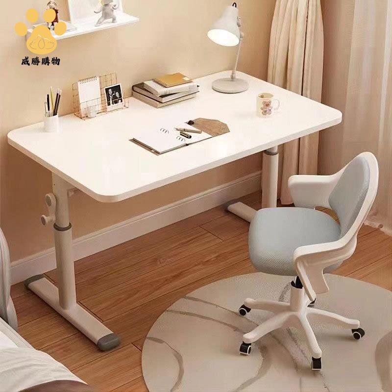 免運 快速發貨 手搖升降桌 家用臥室寫字桌 出租屋簡易辦公桌 手動升降學習桌【AAWS109】