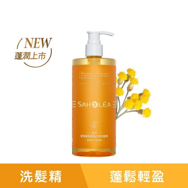 森歐黎漾澄光蠟菊蓬鬆輕盈水感洗髮精480ml