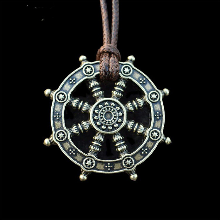 Dharma 生命之輪 Wheel of Life Samsara 輪回 佛教 護身符吊墜