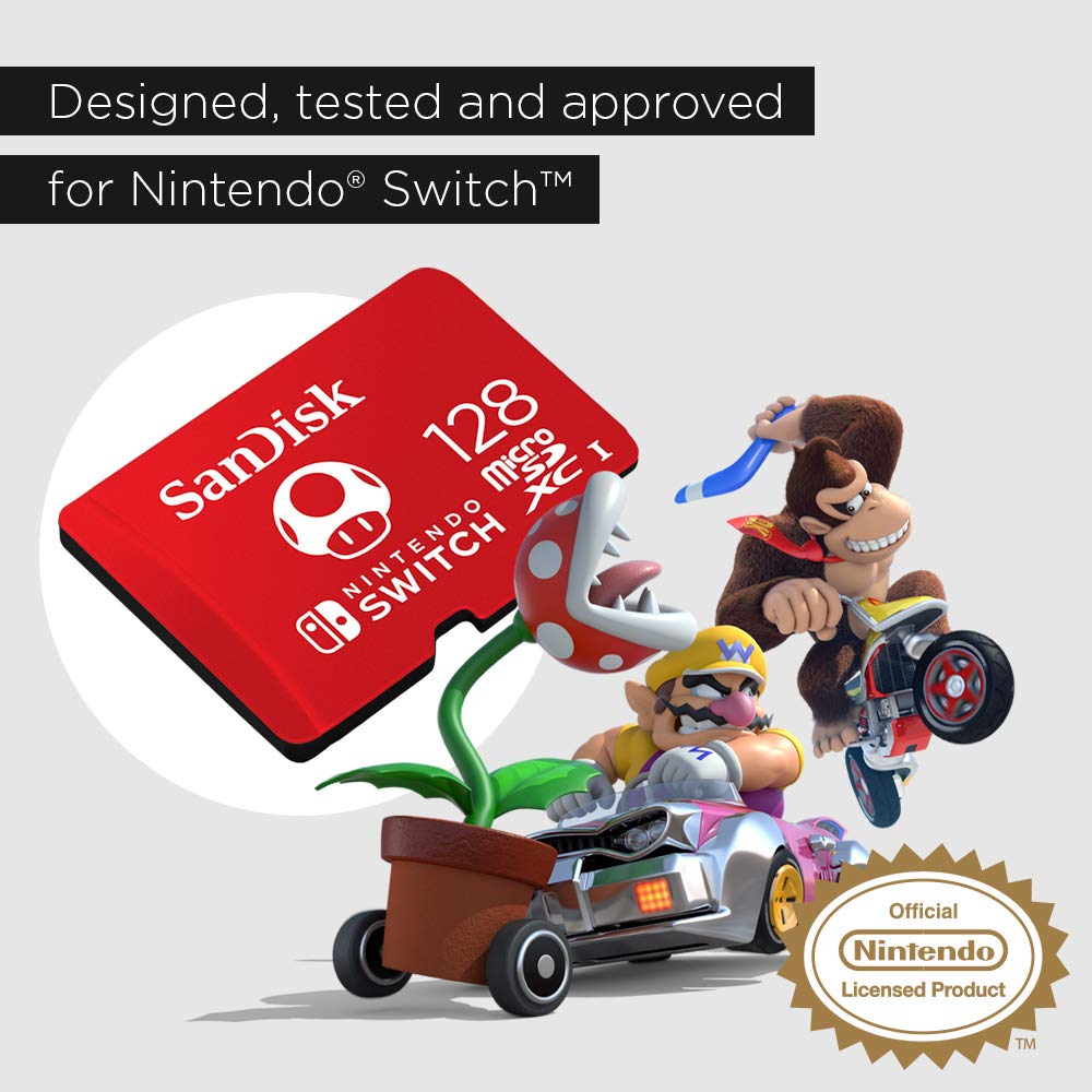 超取免運】SanDisk 任天堂Switch 64G 128G 256G 512G 專用記憶卡V30 U3 