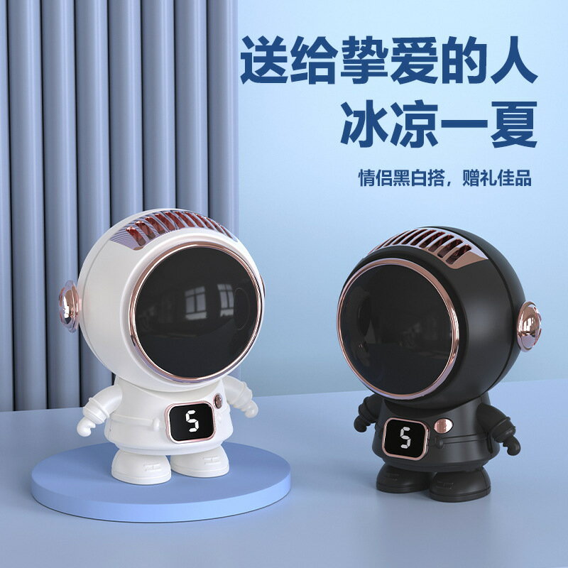 2025新款掛脖風扇卡通迷你靜音小風扇手持批發便攜usb折疊電風扇【尚宜家居】
