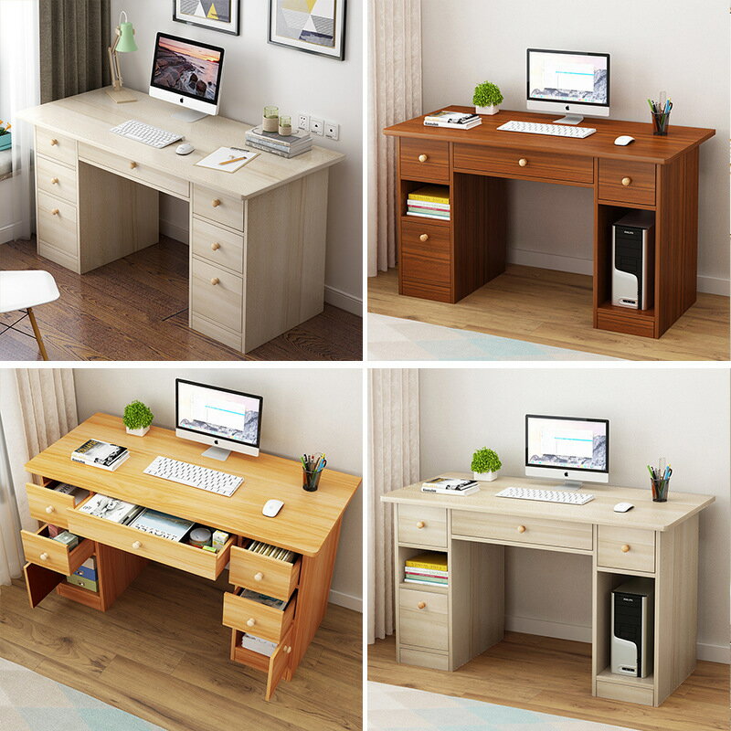 簡易書桌電腦桌臺式桌家用學生臥室單人小型寫字臺學習簡易辦公桌