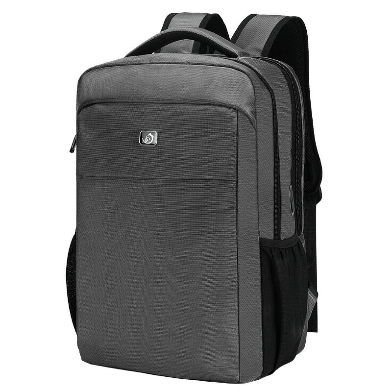雙肩包男電腦包背包書包大學生旅行包簡約輕便通勤包商務牛津布包