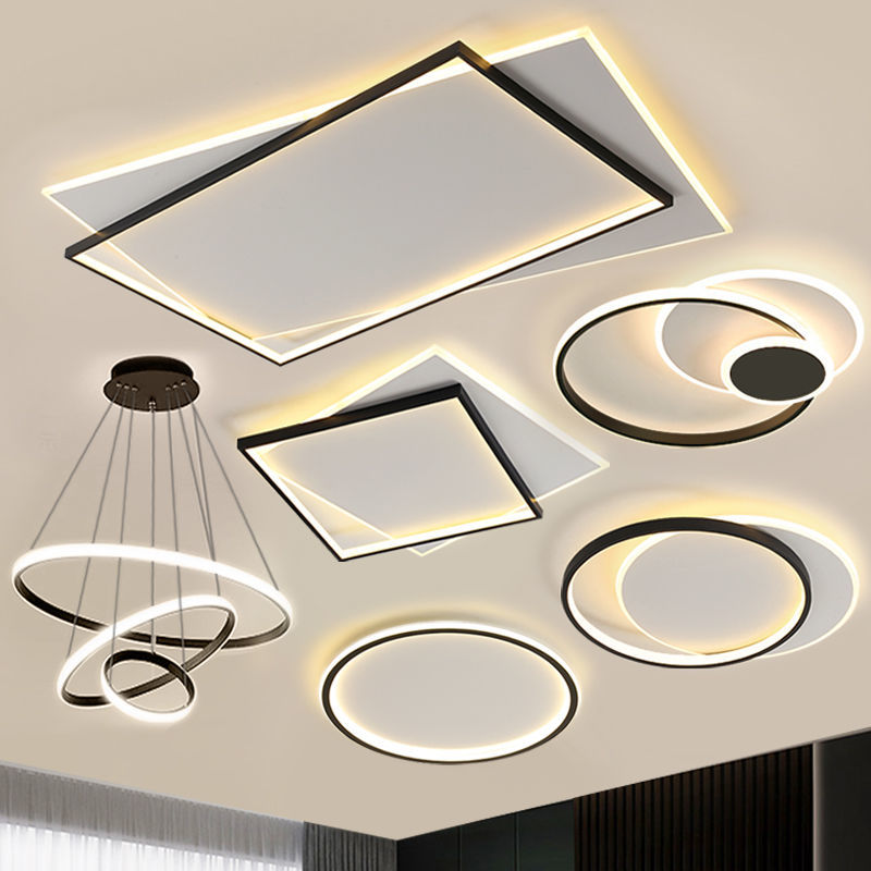 客廳燈現代簡約燈具led吸頂燈2022年新款全屋套餐臥室燈房間燈飾