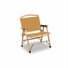 [ GoPace ] 帆布櫸木折疊椅 薑黃 / GP-18002Y