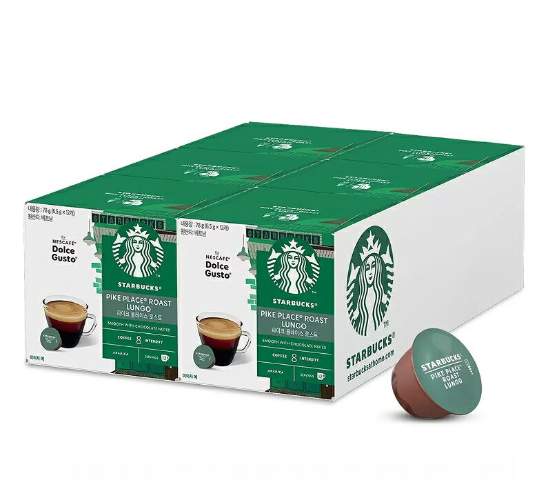 [COSCO代購5] D136555 星巴克 派克市場美式咖啡膠囊 72顆 適用NESCAFE Dolce Gusto機器