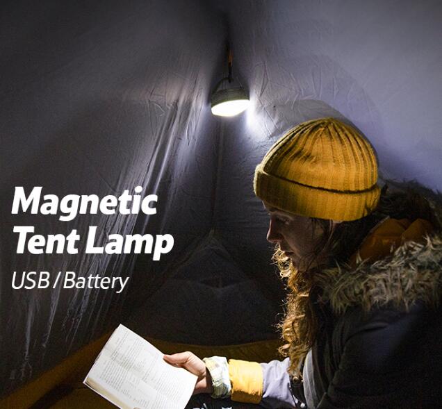 戶外照明野營燈led營地燈USB充電帳篷燈野外露營燈【摩可美家】