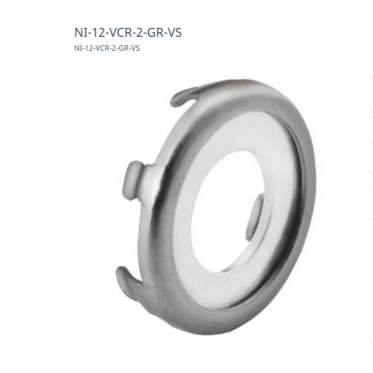 Swagelok NI-12-VCR-2-GR-VS 世偉洛克3/4有爪鎳無電鍍墊片面密封