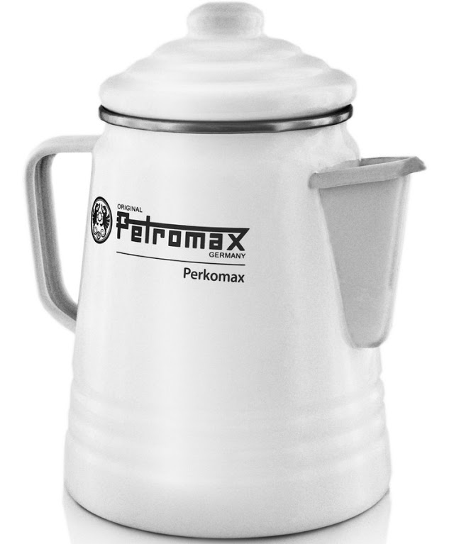 Petromax 琺瑯咖啡壺9杯份/咖啡濾壓壺/茶壺/水壺 白 per-9-w