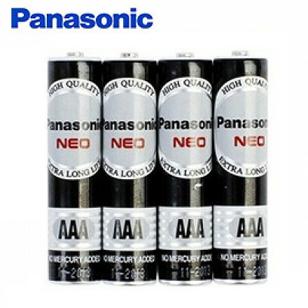 <br/><br/>  國際牌 4號電池 PANASONIC環保黑色乾電池 (AAA) 4入/組<br/><br/>
