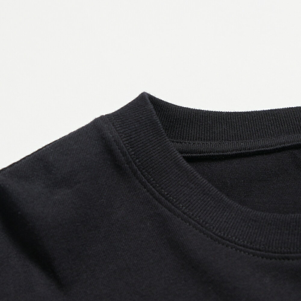 EDWIN 口袋滑板寬版短袖T恤-男款 黑色 3