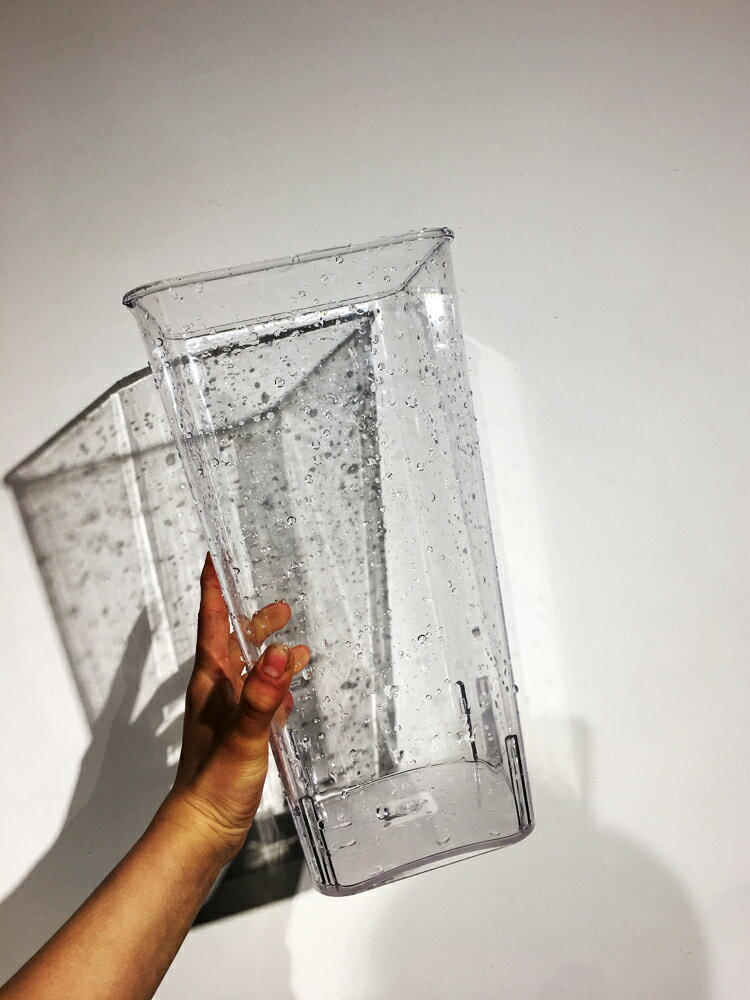 質量好高顏值透明磨砂底加厚亞克力塑膠醒花桶塑料桶花店家庭包郵