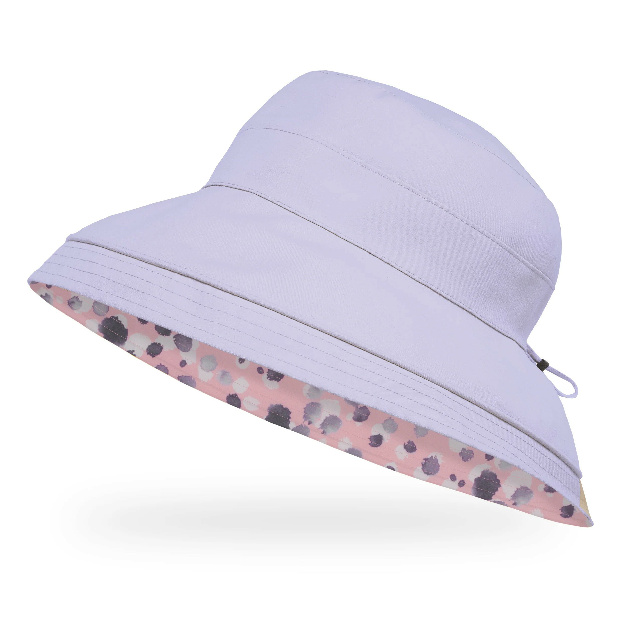 美國《Sunday Afternoons》抗UV 可掀式雙面遮陽帽 Natural Blend Kettle (丁香紫-粉點)
