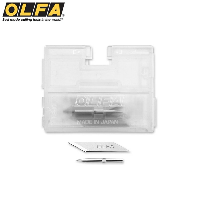 耀您館★日本OLFA筆刀刀片KB-5/30B筆刀替刃 30度筆刀刀片 30°刀片 AK-5專用替刃盒 筆刀專用替刃 筆刀片盒 雕刻針【全館299超取免運】【APP下單點數4倍送】
