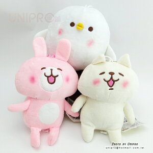 【UNIPRO】Kanahei 卡娜赫拉的小動物 小雞P助 粉紅兔兔 Neko貓咪 絨毛玩偶 娃娃 三貝多正版授權 禮物