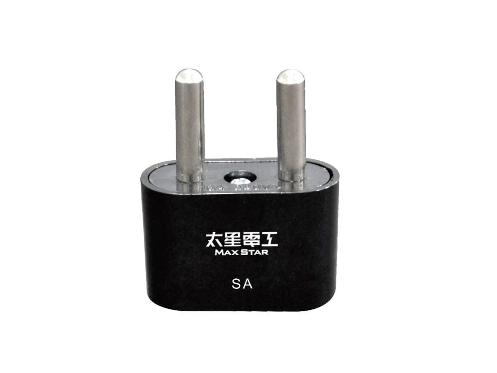 【太星電工MAXSTAR】AA212旅行用插頭4.8mm大圓 旅行插頭SA(德國.法國.韓國.印尼)