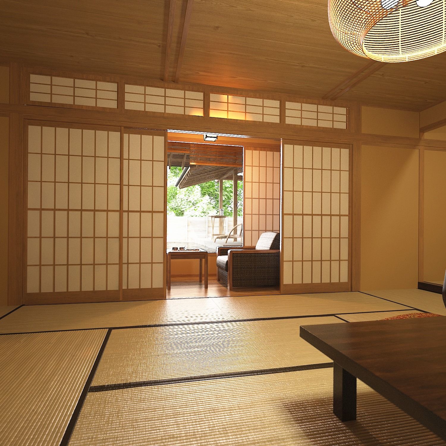 【最低價 公司貨】日式榻榻米格子門推拉門和室門窗障子門實木移門隔斷木格柵定制 1