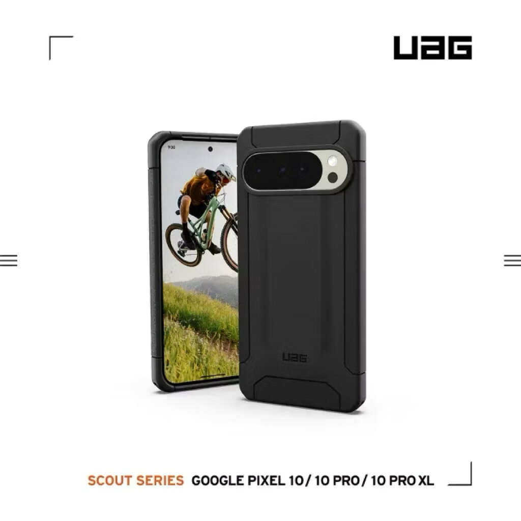 UAG Google Pixel 10/10 Pro/10 Pro XL 耐衝擊保護殼-黑(支援無線充電 手機殼)