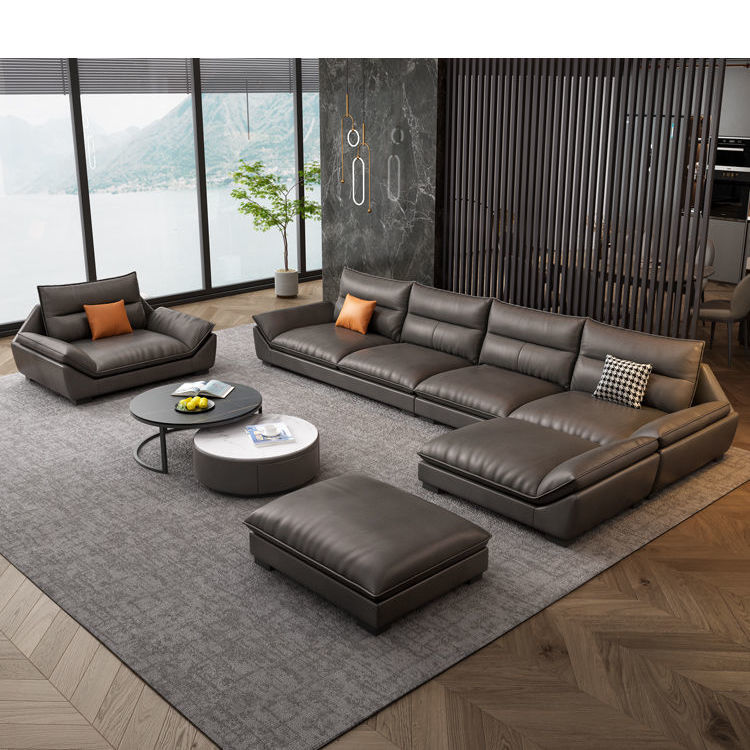 輕奢科技布沙發北歐現代客廳大小戶型創意貴妃轉角組合乳膠沙發