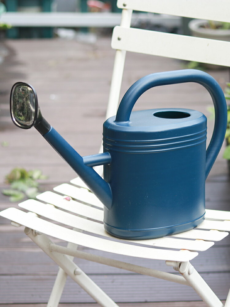 園藝澆花灑水壺加厚塑料澆水壺長嘴淋花壺家用大容量澆菜壺噴水壺