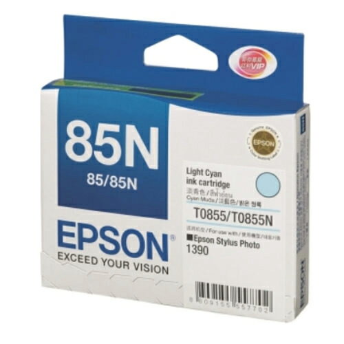 EPSON 淡藍色原廠墨水匣 / 盒 T122500 NO.85N