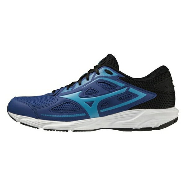 Mizuno Spark 7 [K1GA220357] 男 慢跑鞋 運動 路跑 基本款 舒適 透氣 美津濃 藍 黑