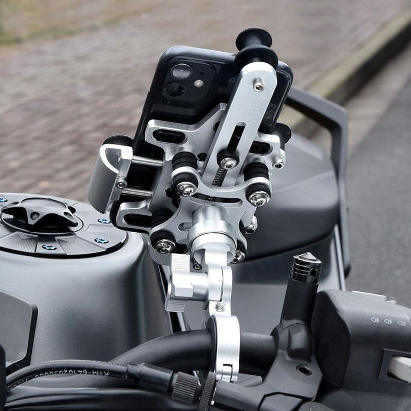 摩托車手機支架 摩托車鋁合金手機支架電瓶車導航支架