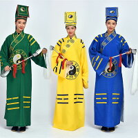道士服裝男夏季道教法器用品道服法衣道袍先天八卦刺繡經衣長袍黃 pb6271 道士服裝男夏季道教法器用品道服法衣道袍先天八卦刺繡經衣長袍黃 pb6271