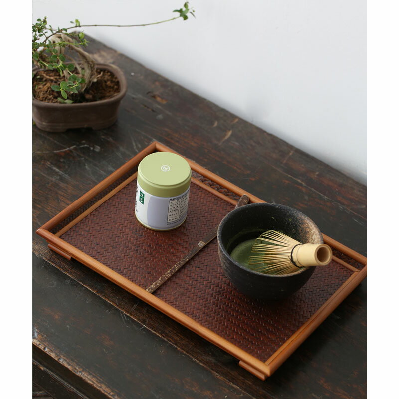 竹茶托茶盤端茶托盤茶室收納杯墊席面手工製作長方形大號小型家用