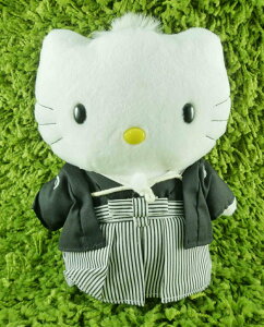 【震撼精品百貨】Hello Kitty 凱蒂貓 KITTY絨毛娃娃-丹尼爾圖案-和服裝扮-站姿 震撼日式精品百貨