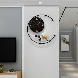 輕奢客廳鐘表家用創意簡約掛鐘藝術裝飾家用時鐘掛墻