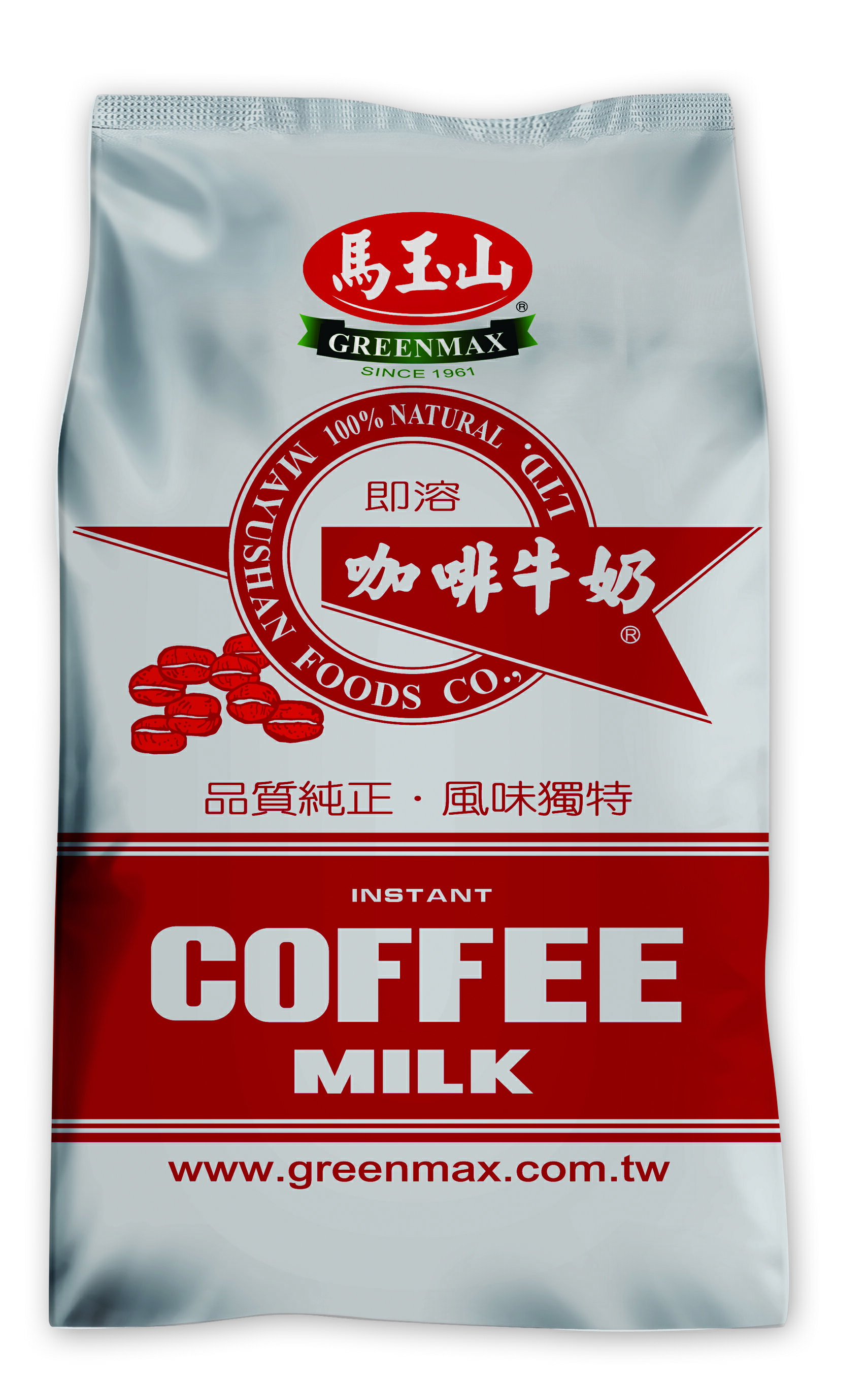 【馬玉山】即溶咖啡牛奶600g(包) 沖泡/冷泡/茶飲/咖啡/牛奶/台灣製造