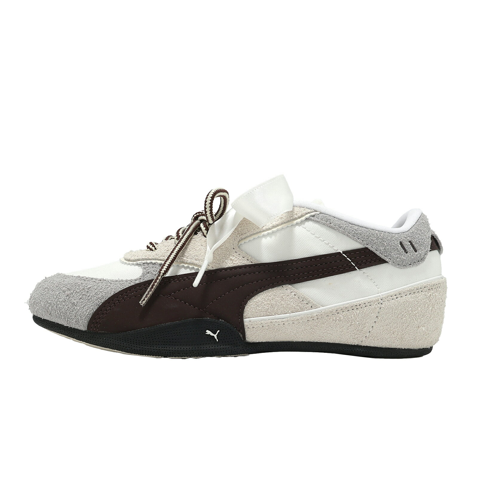 Puma 休閒鞋 Bella Mina Wns 女鞋 灰 雙鞋帶 復古 薄底 407667-02
