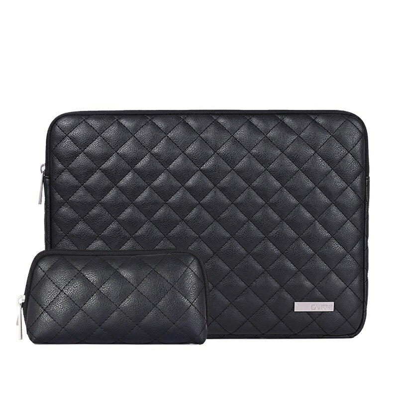 現貨+預購 手拿包皮革電腦包-純色菱格縫線時尚男女包包2色73vy30【獨家進口】【米蘭精品】