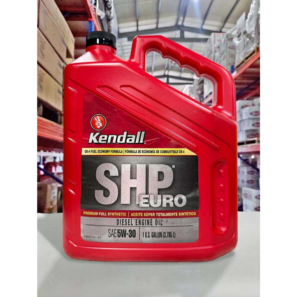 【4%點數】『油工廠』KENDALL EURO SHP 5W30 3.785L CK-4 五期 六期 柴油 全合成 貨車 卡車 重車【樂天APP下單限定】