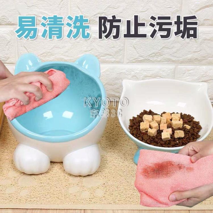 寵物碗貓糧碗大頭水碗貓狗零食盆碗陶瓷用品四件快速出貨