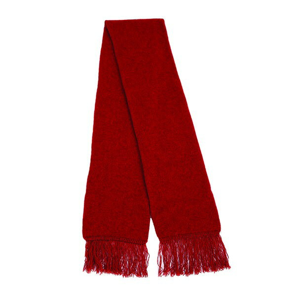 紐西蘭貂毛羊毛圍巾*深紅色男用女用保暖圍巾