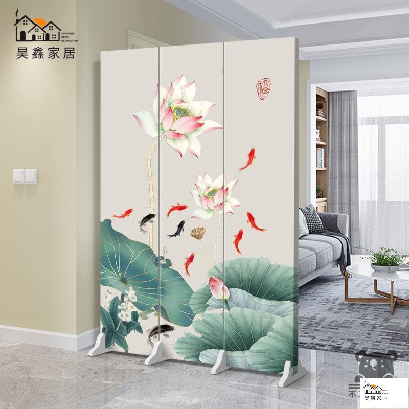 公司貨 可開發票 【免運 客製化】贈送底座+輪子 客製化屏風 北歐風屏風 簡約屏風 臥室屏風 客廳屏風隔間 隔斷屏風 辦公室屏風全館八折 工廠現貨直銷 特惠/年底鉅惠 5h108 7