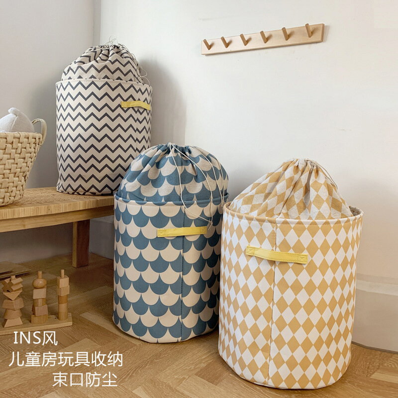 韓國INS臟衣服收納筐家用臟衣籃臟衣筐浴室玩具收納桶衣物洗衣籃
